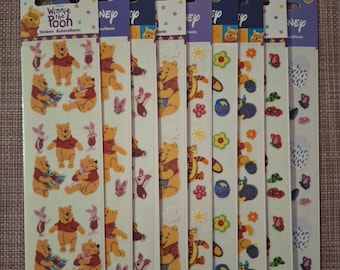 Adesivi originali vintage Sandylion con design stravagante di Winnie the Pooh