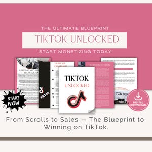 Tiktok Growth Guide for Beginners | Grow, Go Viral & Monetize Tiktok E-Book | Blueprint image 1