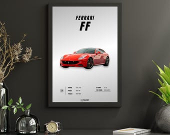 JDMミッドナイトクラブ - フェラーリF355 - 全サイズ！ポスター / 壁