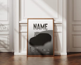 Personalisierte Fahrzeugkunst | Kundenspezifische Auto-Wandkunst für Auto-Liebhaber | Luxusautomotiv Druck | A4/A3/A2 | Auto Dekor | Kunstdruck |Hyper Car Poster
