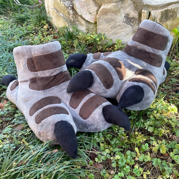 Bird/Dragon Hollow Foam Foot Paw Pattern -PDF Download