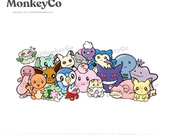 Pocket Planner Pals PNG | Hand-Drawn Art Clipart | Trendy Digital Stickers