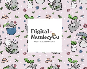 Whimsy in the Woods -  Digital Wallpaper + Seamless Pattern Set