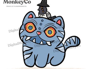 Derpy Tiger PNG Clipart | Hand-Drawn Digital Sticker