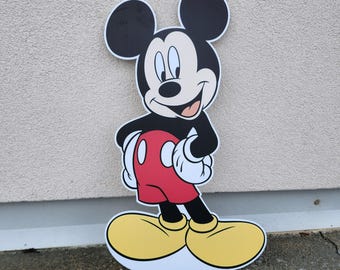 Mickey Mouse Birthday Cutout | Party Decoration, Lawn Sign , birthday decor
