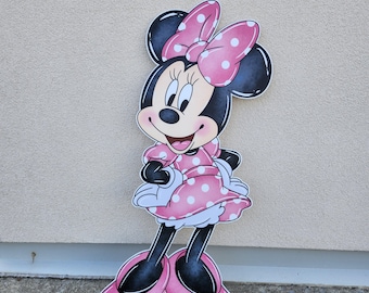 Minnie Mouse Birthday Cutout | Party Decoration, Lawn Sign