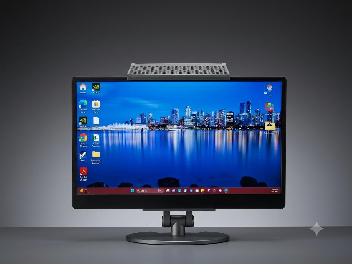 Monitor Top Shelf - Adjustable - Fits Any Computer Screen - No Adhesive ...