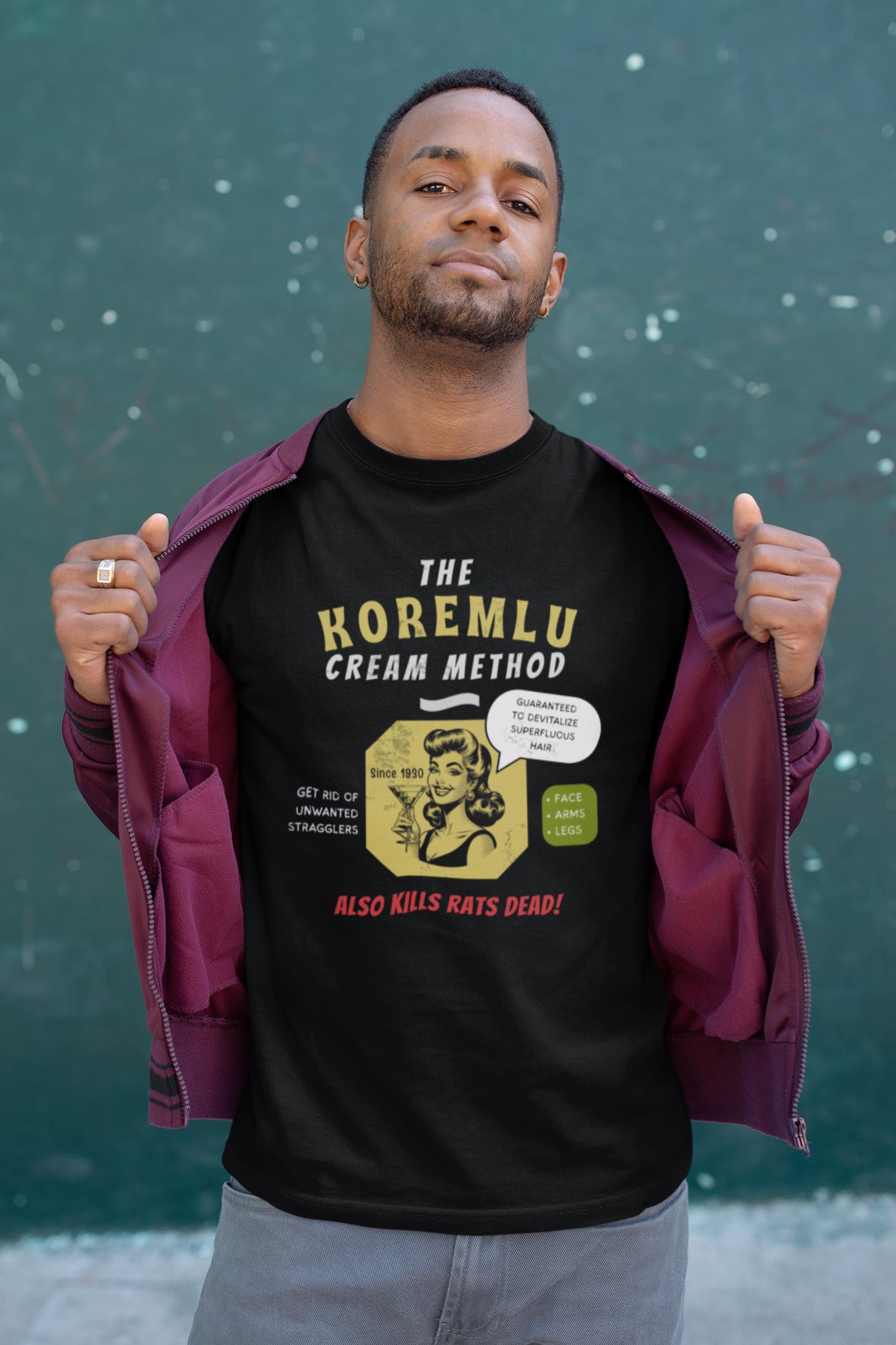 Koremlu T-shirt: Retro 1930s Beauty Cream - Dark Humor Tee - Etsy
