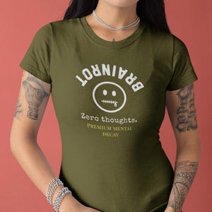 Premium Brainrot T-Shirt | Zero Gedanken Luxe Lounge T-Shirt