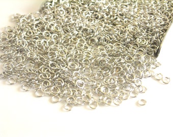 Extra Small Stainless Steel Jump Rings, 2.5mm, 24 gauge, 50 pieces