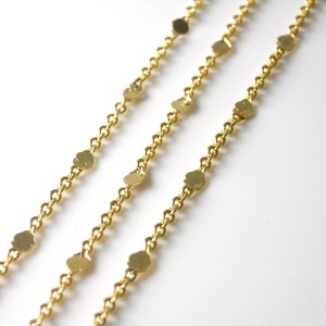 18k Gold Plate Satellite Chain, 1.5mm - Personalized Length