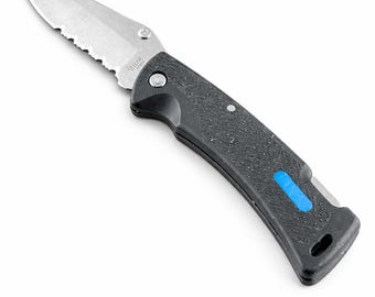 Rare Buck USA 450T Black Lockback Folding Pocket knife Pre-Owned