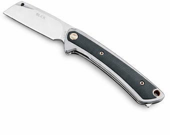 Buck 263 Hiline XL D2 Steel Cleaver Schwarz Klappmesser Gebraucht