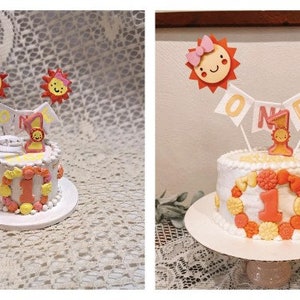 Birthday Cake Ornament - Personalized Ornament - Birthday Cake Replica - Clay Cake - Cake Replica