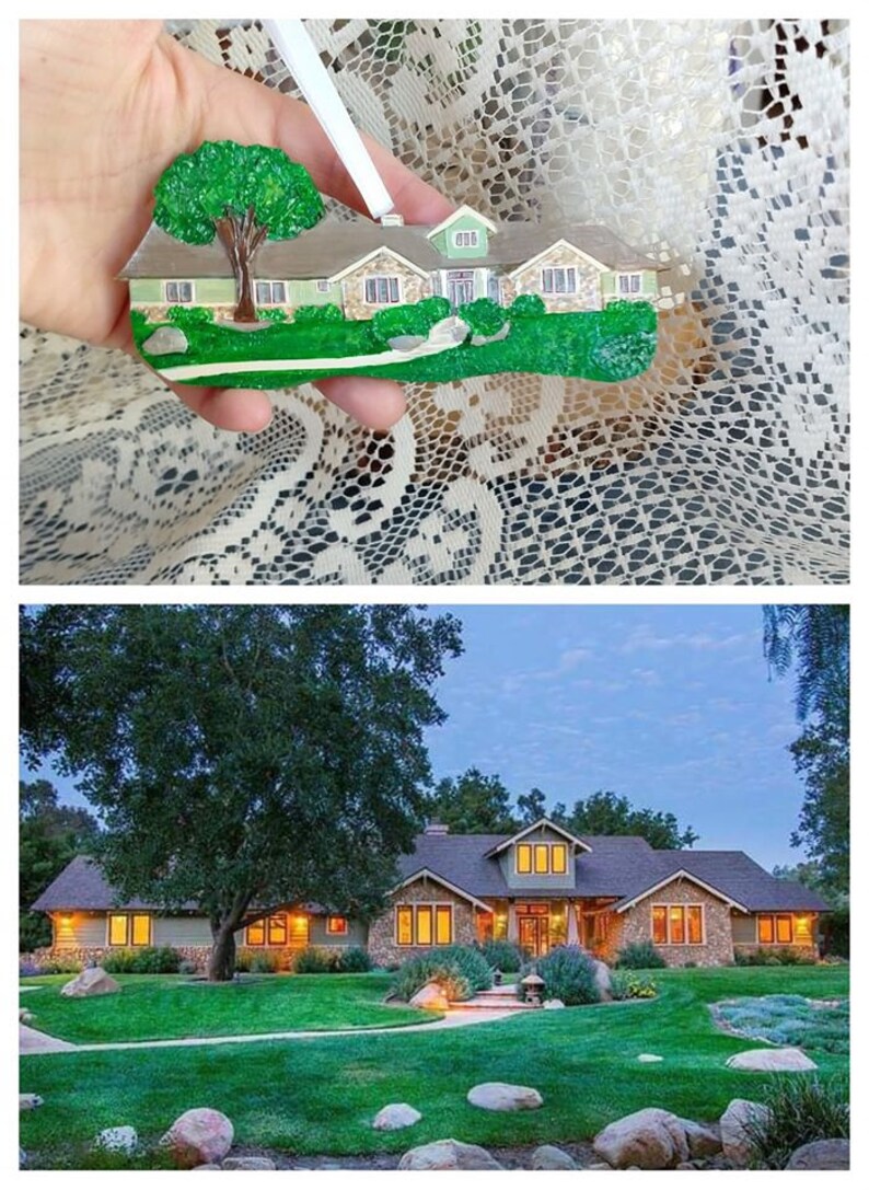House ornament Real Estate closing gift house warming gift image 10