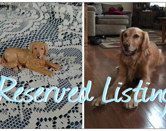 Made to order cat figurine dog miniature ornament statue replica for customer Ry Ry Davis