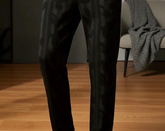 Pantalones de pijama con estampado de camuflaje Shadow Serpent, pijamas para hombre