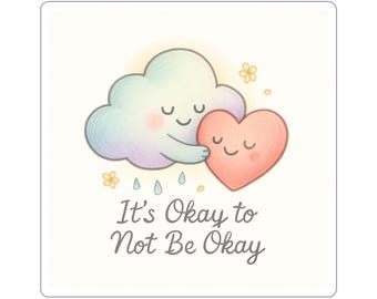 Pegatinas troqueladas inspiradoras, hojas de pegatinas de autocuidado, pegatinas de salud mental, vinilos para portátiles, paquete de pegatinas de afirmaciones positivas
