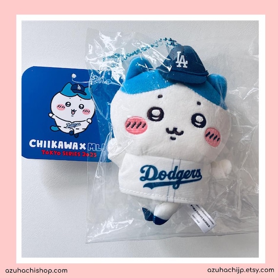 Chiikawa MLB TOKYO SERIES 2025マスコット最終価格 Chiikawa MLB Tokyo Series 2025 - Dodgers Plushie Toy Mascot - Etsy