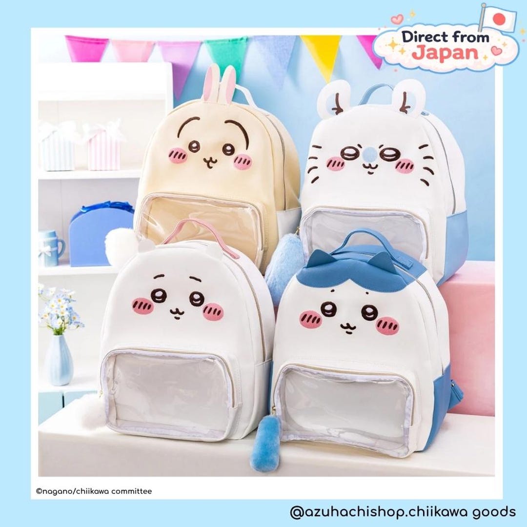 Chiikawa Park Face Bagpack | Chiikawa Goods | Chiikawa Park Japan