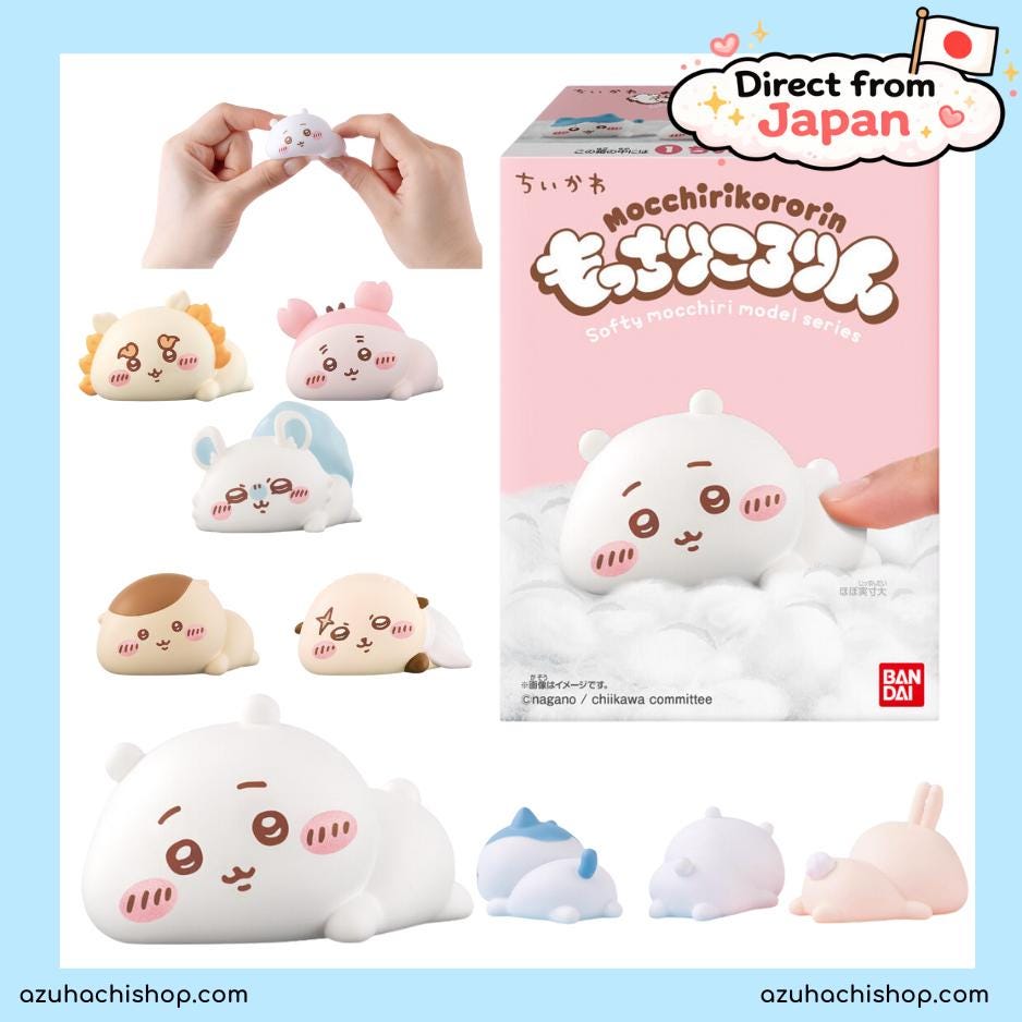 Chiikawa Softy Mocchirikororin Model Series Toy Figure | NEW ITEM