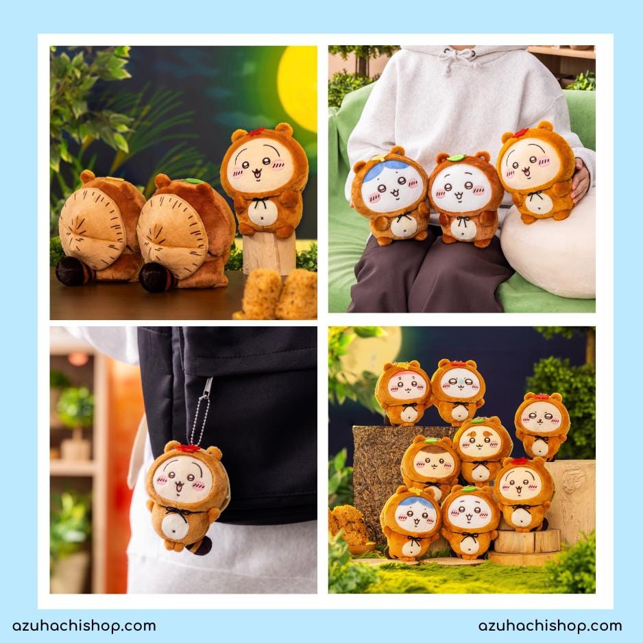 Chiikawa Racoon Collection (tanuki Damon) Toy Mascot Plushie
