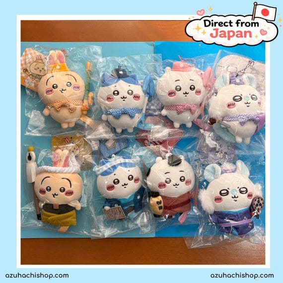 Chiikawa Pocket Picnic & EDO Ver. Plushie Mascot / LIMITED EDITION