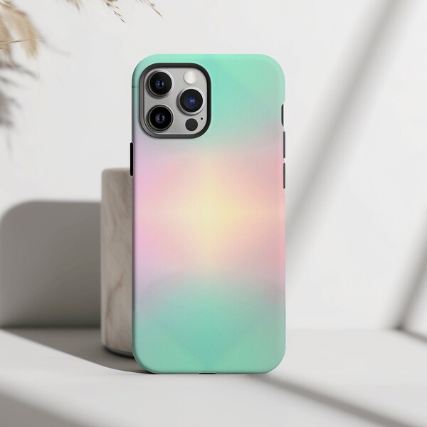 Soft Light No.8 | Geometric Gradient | Pastel Gradient | Gradient | Phone Case | Tough Case | Apple iPhone | Samsung Galaxy | Google Pixel