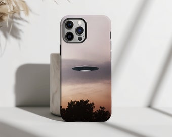 Always Look Up | Tough Case | Apple iPhone | Samsung Galaxy | Google Pixel | UFO UAP Phone Case | Flying Saucer | Alien Phone Case