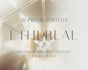 Ethereal | 10 Real Prism Photos | Digital Download | Background | Colorful Background | Abstract Background | Prism Background | Photos