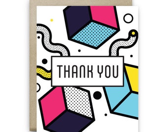 Thank You Card / Graphic Card / Fun