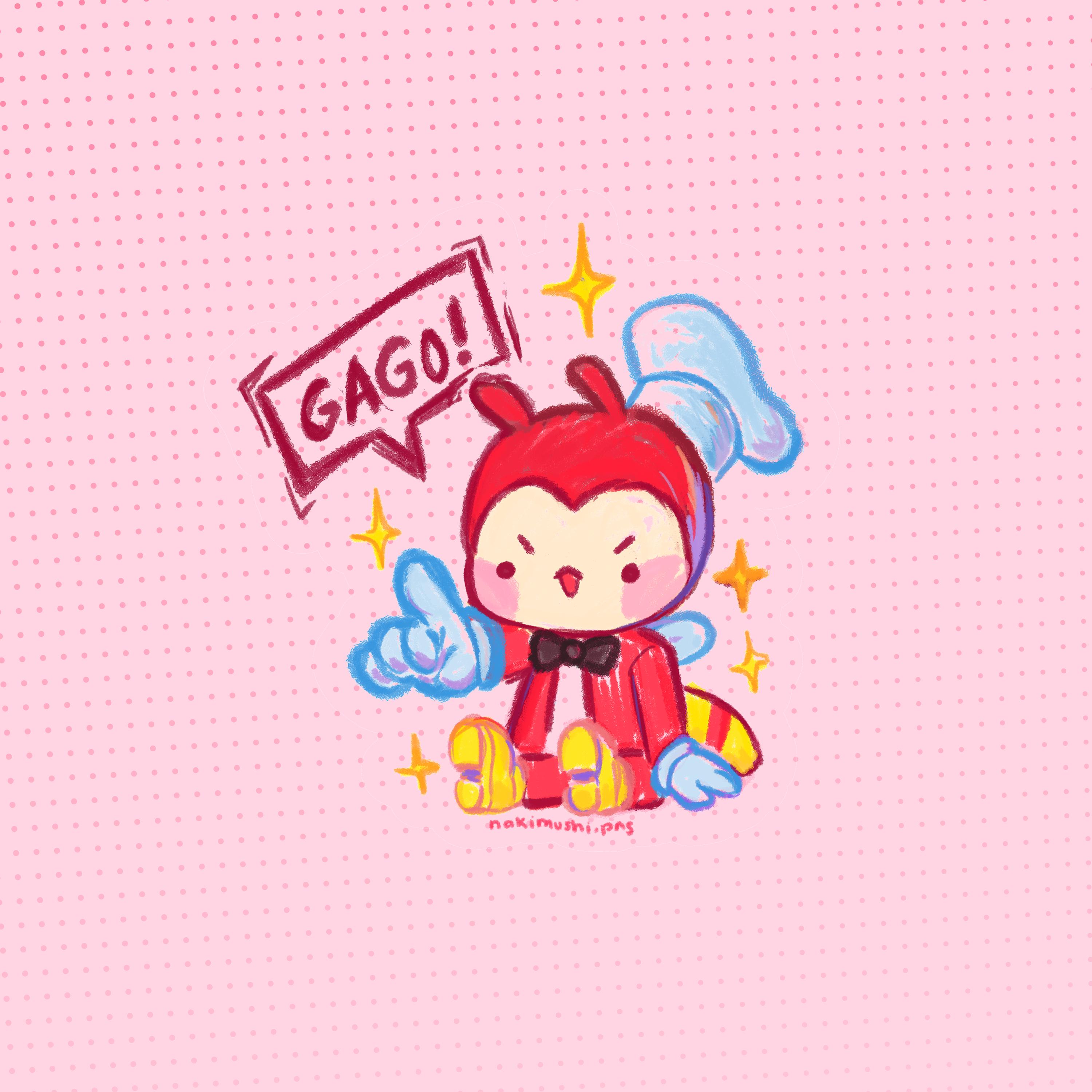 Gago Sticker Jollibee Gago - Waterproof Matte Vinyl Stickers - Etsy