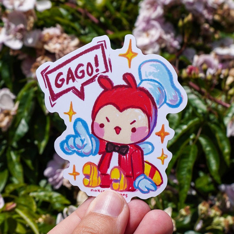 Gago Sticker Jollibee Gago - Waterproof Matte Vinyl Stickers - Etsy