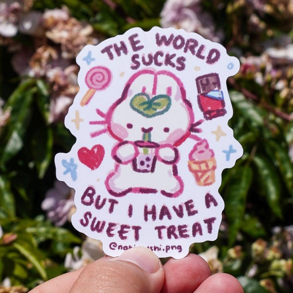 Sweet Treat - Waterproof Matte Vinyl Stickers