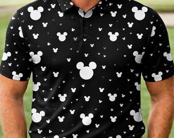 Disney Mickey Mouse Polo Shirt, Mickey Mouse Men Shirt, Disney Trip Shirt, Magic Kingdom Shirt