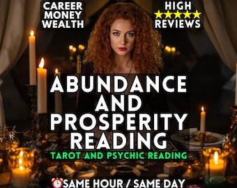 Abundance and Prosperity Tarot Reading | Psychic Money Energy Guidance | Manifest Wealth and Financial Success Insight | Career Reading