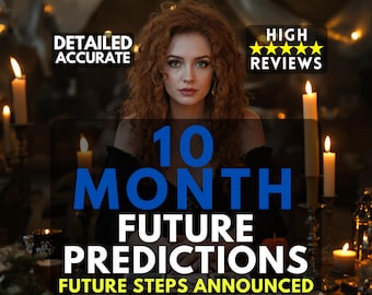 10 Month Future Psychic Predictions | Tarot Card Reading | Spiritual Love & Relationship Reading | Medium Reading | Same Hour Delivery