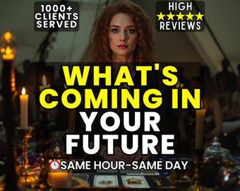 What’s Coming in Your Future? Same Hour Reading, Tarot Card, career reading, Past, Present, Future, Psychic Insights, love reading