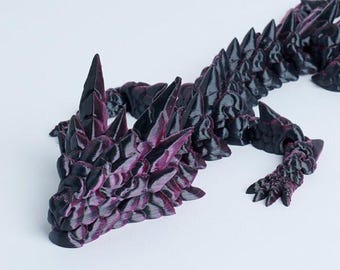 Black Purple Articulated Dragon