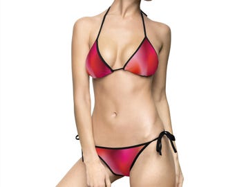 Aura Bikini | Tie Side Triangle Swimwear