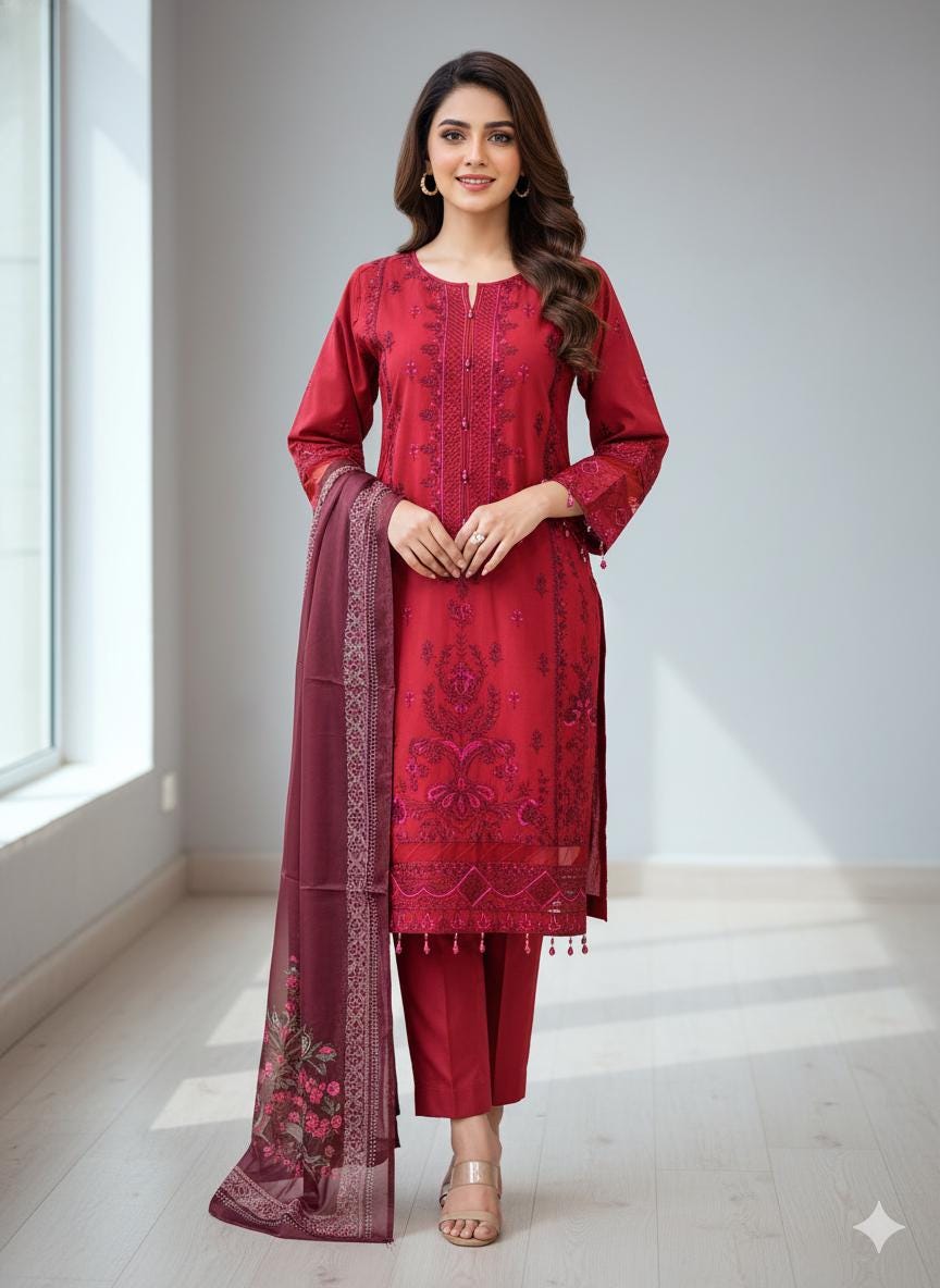 green emerald velvet dress RABAB main image 1