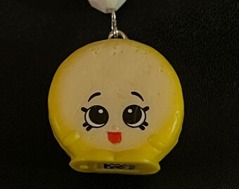 Cheese Shopkin keychain