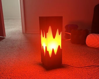 Lava Table Lamp | 3D Printed Dimmable LED Accent Light