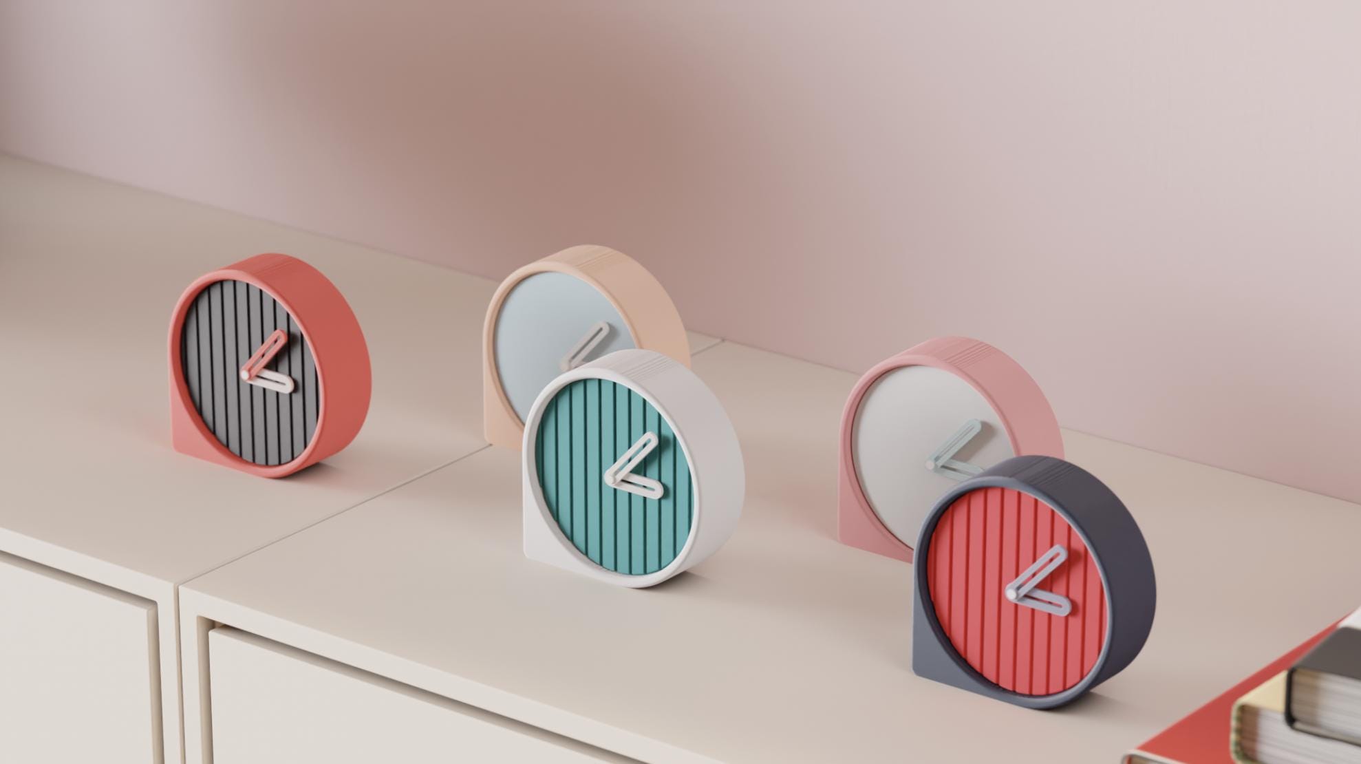 Modern Desktop Clock Arctick Desk Clock | Modern Minimalist Desk Accessory - Etsy