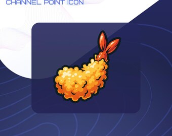 Shrimp Tempura Twitch Channel Point Icon | Digital Download