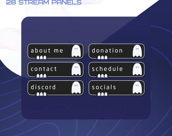 28 Minimal Ghost Theme Stream Panels