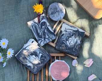Charcoal Facial bar Goat milk soap