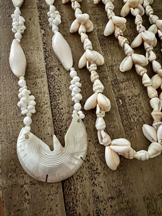 4 Natural Shell Necklaces - image 3