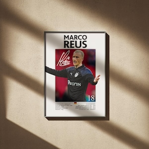 セール中…マルコ・ロイス直筆サイン入り超大型写真…Marco Reus… Marco reus - Etsy 日本