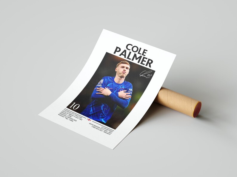 Cole Palmer Poster – Chelsea FC Football Gift (digital Download) - Etsy